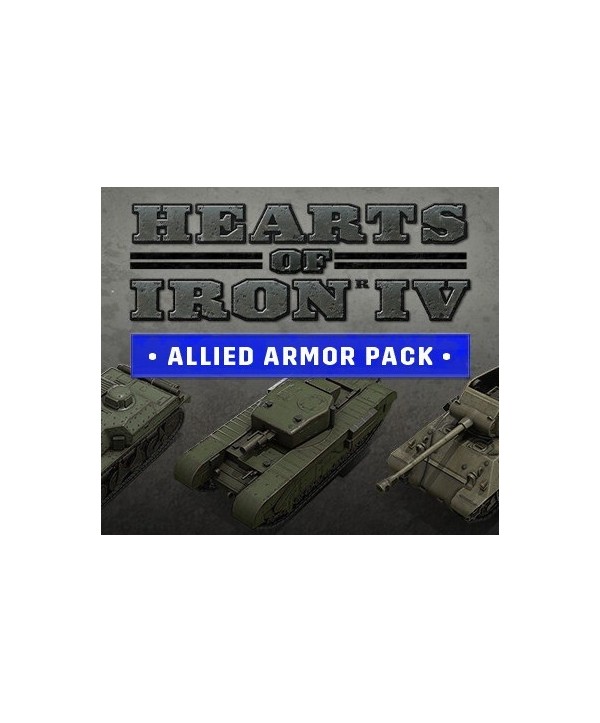 Hearts of Iron IV - Allied Armor Pack DLC Steam Key GLOBAL